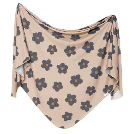 Gemma in Tan Knit Blanket Single