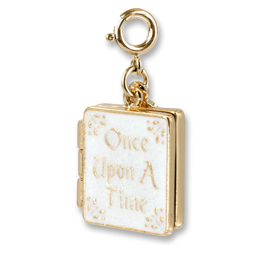 Gold Princess Book Charm ~Once Upon a Time