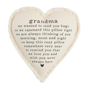 Grandma Heart Pillow