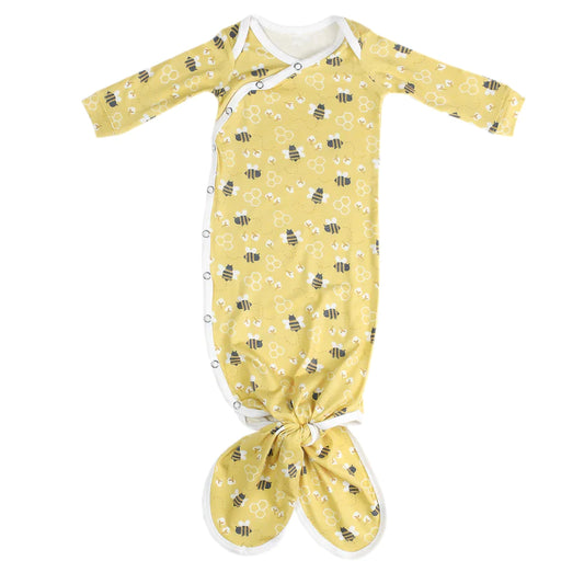 Honeycomb Knitted Gown-0-4 Mos