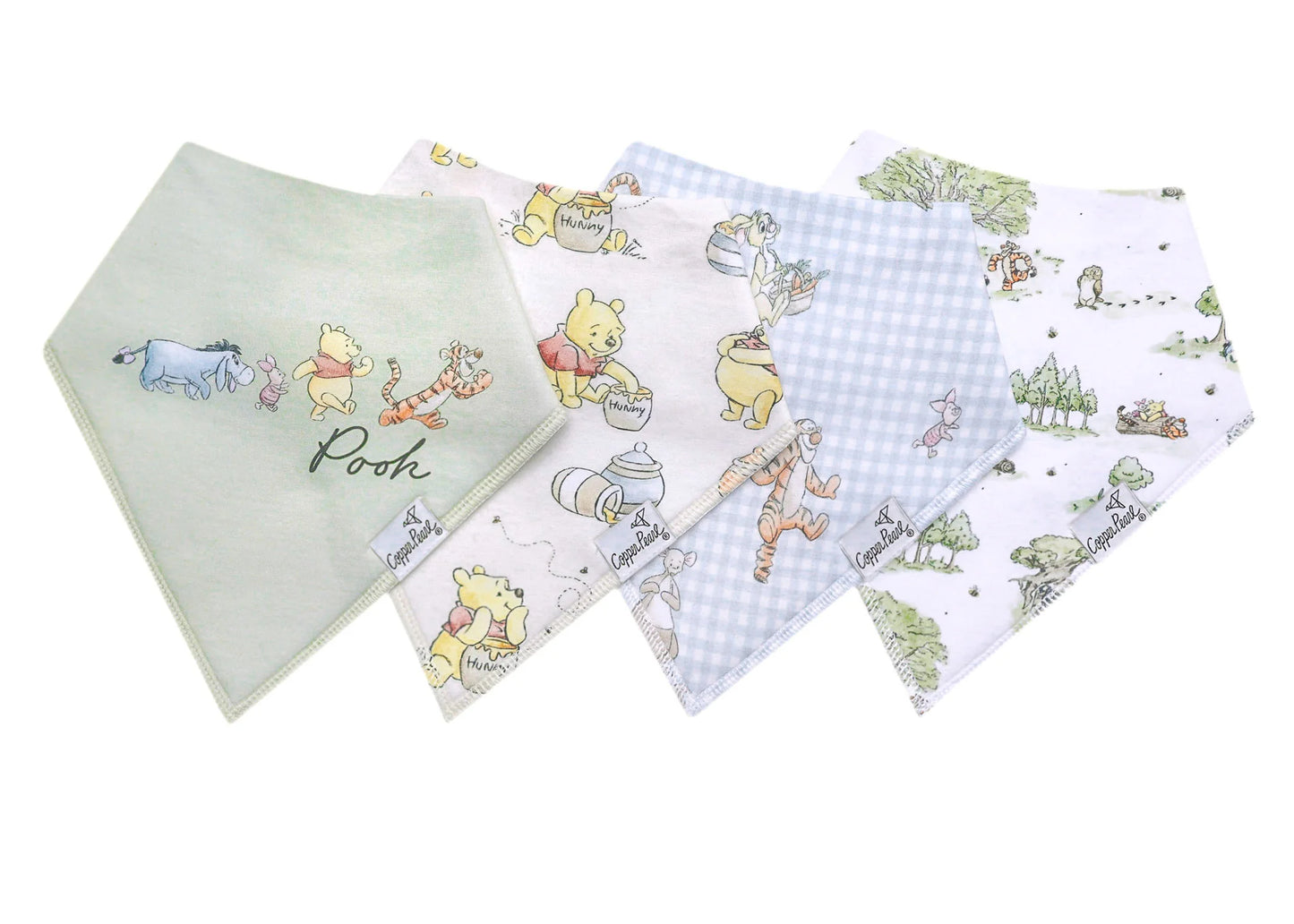 Hundred Acre Wood Bandana Bib Set (4- Pack)