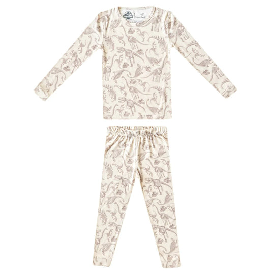 Jurassic Park Fossils 2 Piece Long Sleeve Pajama Set