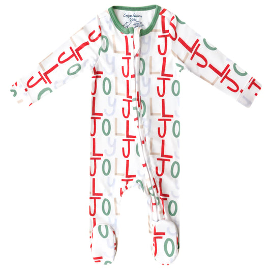 Jolly Zip-Up Footie Pajama