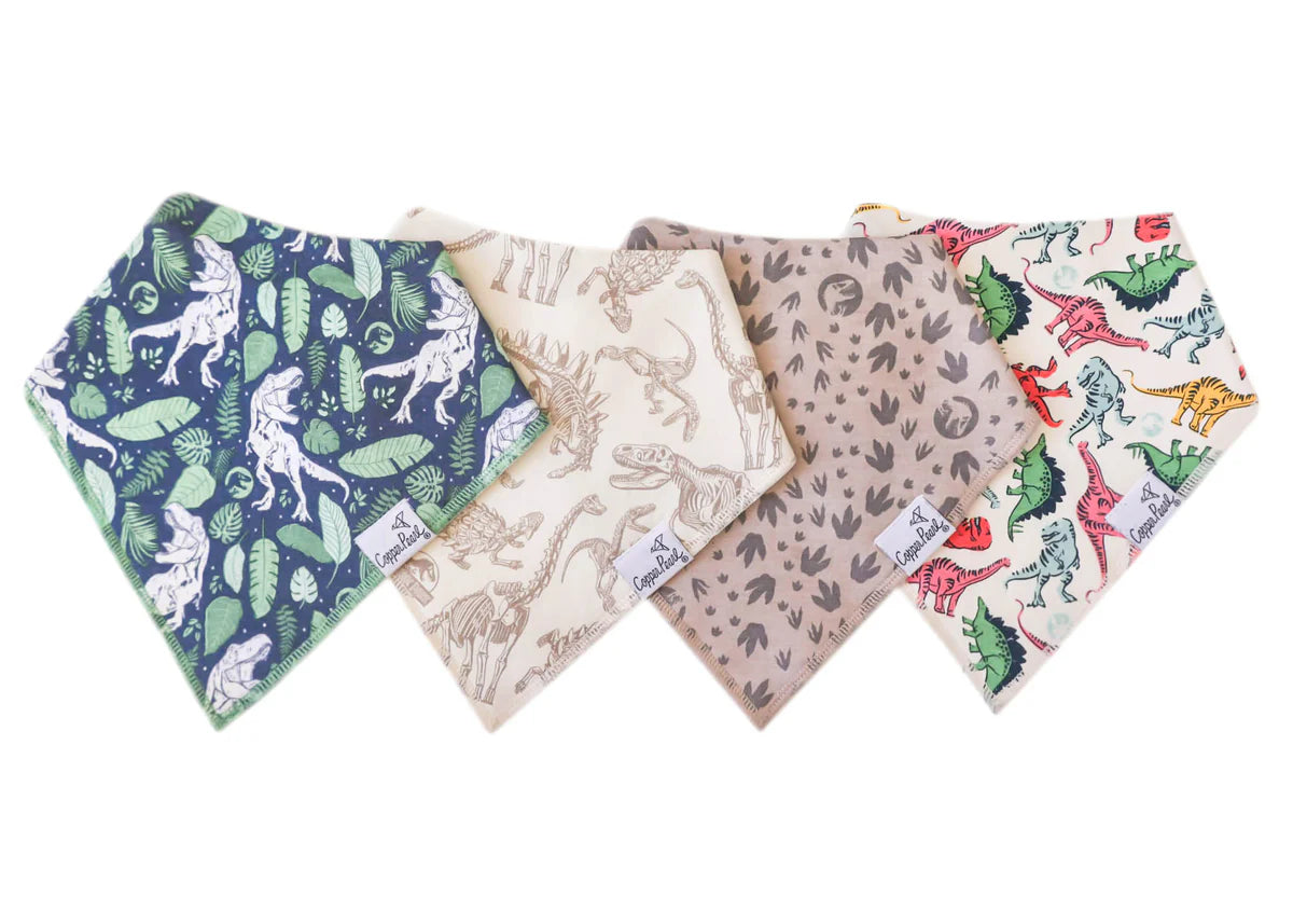 Jurassic Park Bandana Bib Set (4-Pack)