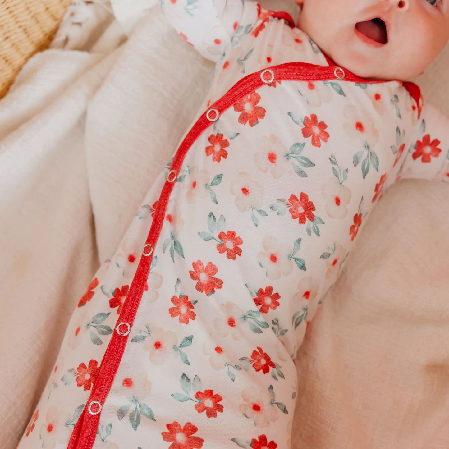Noel  Newborn Knotted Gown