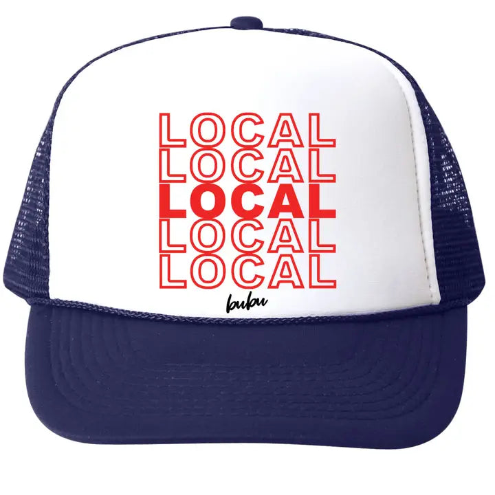 Local White/Navy Trucker Hat