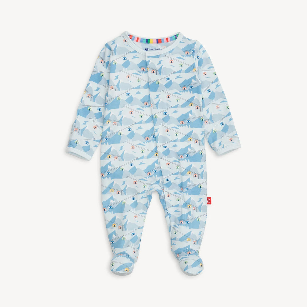 Blue Apres Chic Modal Footie