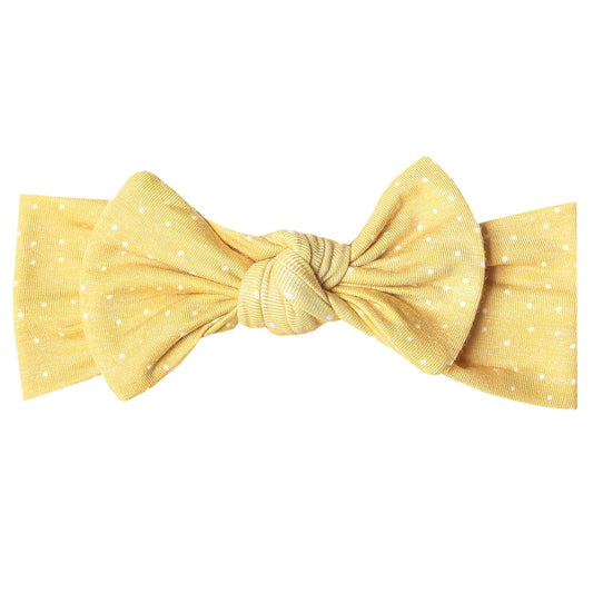 Marigold Knit Headband Bow