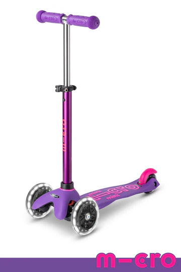 Micro Mini LED Scooter - Purple/Pink: Ages 2 - 5