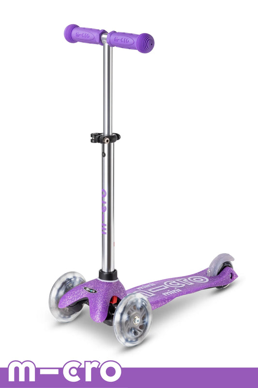 Micro Mini Glitter LED Scooter Fairy Glitter Purple