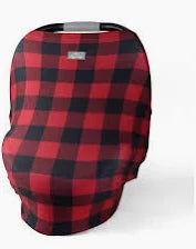 Mom Boss 4-in-1 Multi-Use Cover Buffalo Plaid