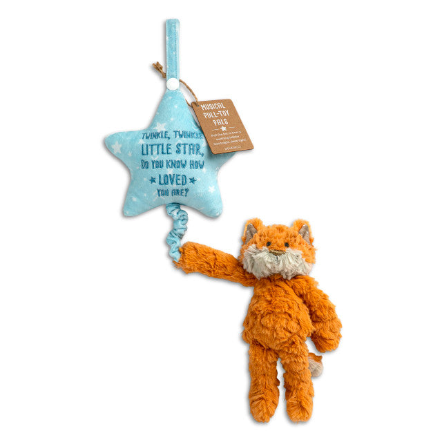 Musical Pull Toy Fox