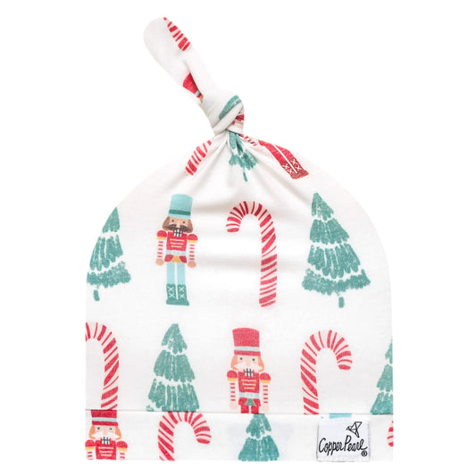 Nicholas Top Knot Hat 0-4mo