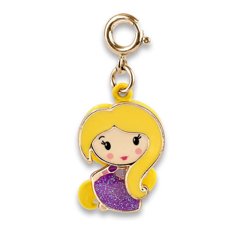 Gold Swivel Rapunzel Charm