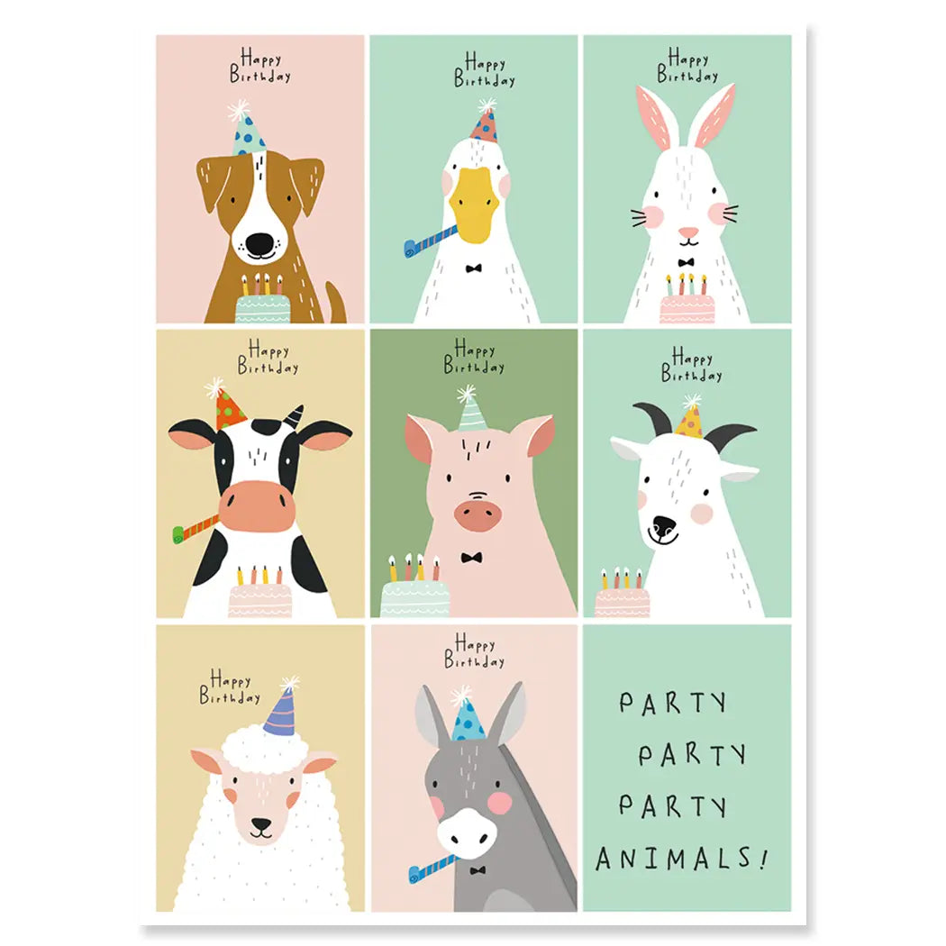 Party Farm Birthday Card