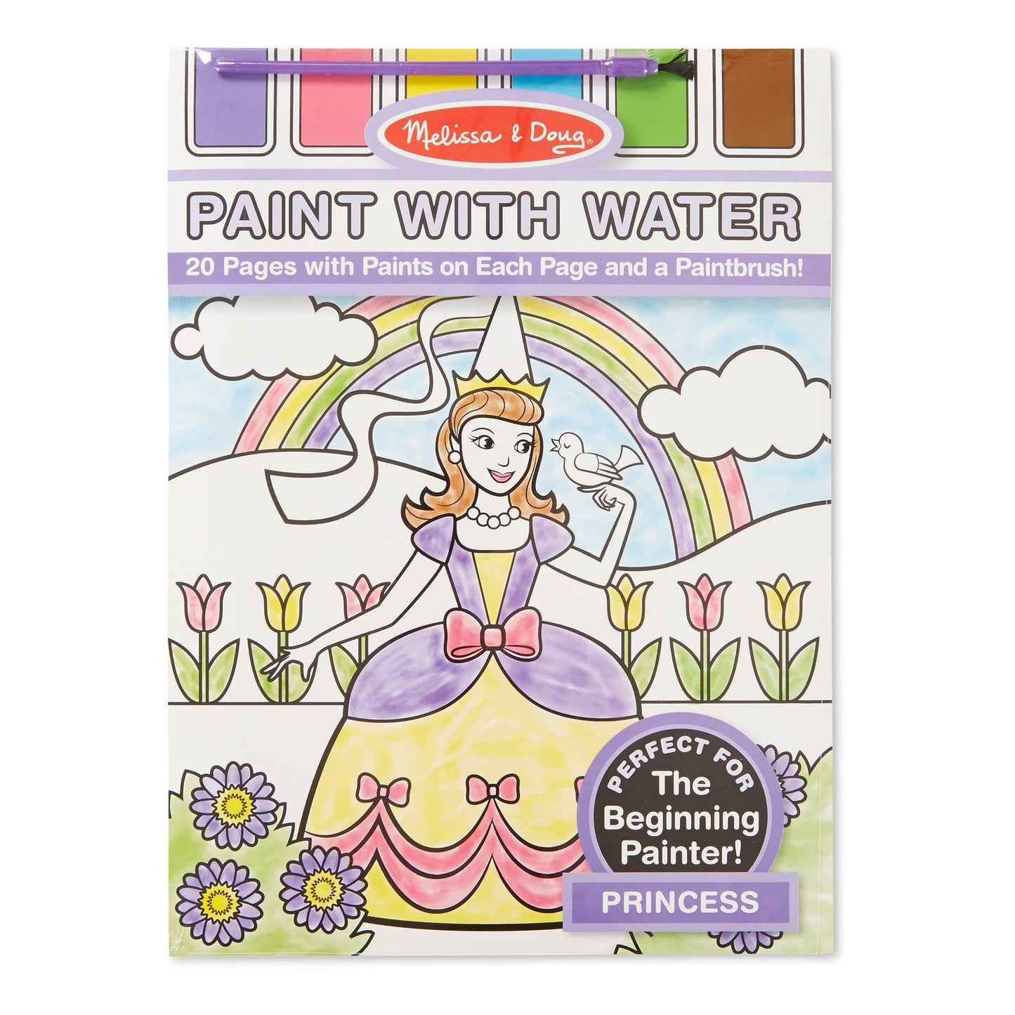 Princess Paint with Water Kids' Art Pad