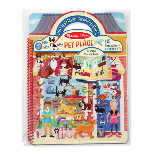 Puffy Sticker Activity Book - Pet Place