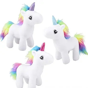 Rainbow Unicorn 8'' In Plush