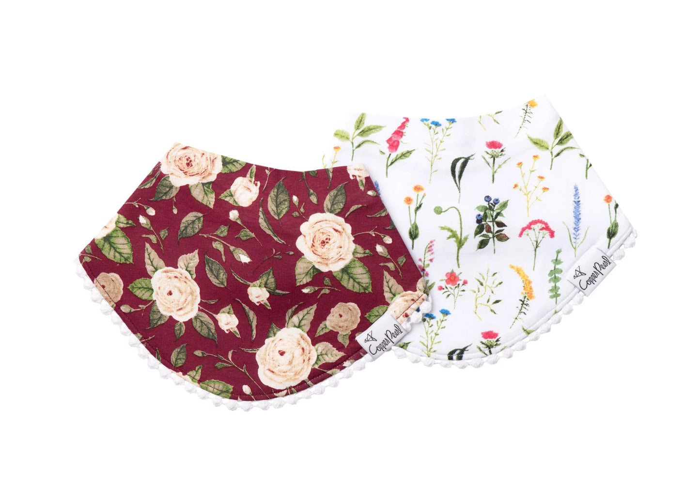 Scarlet Fashion Trimmed Bib Set (2-pack)