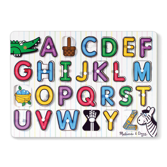 See-Inside Alphabet Peg Puzzle - 26 pieces