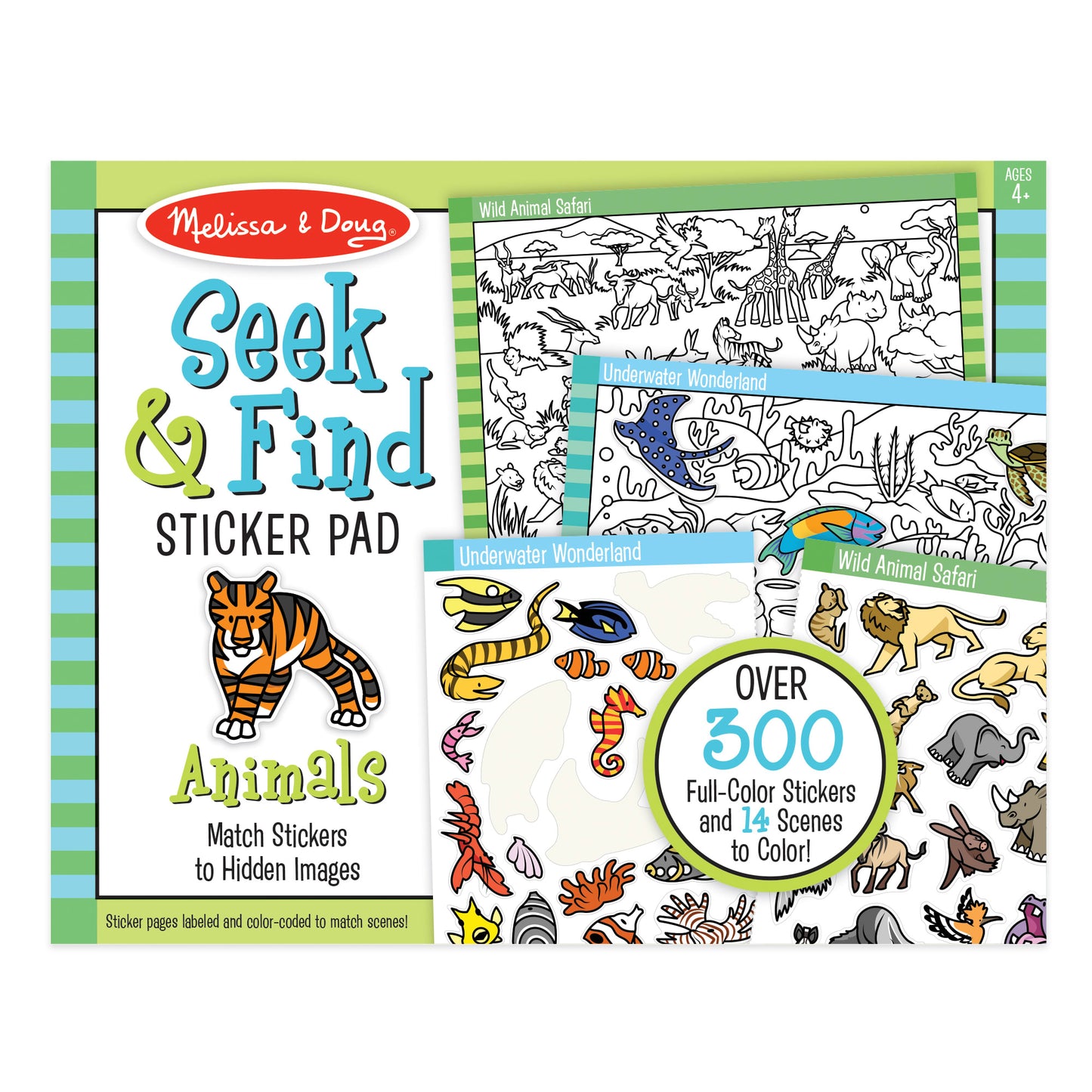 Seek & Find Sticker Pad- Animal