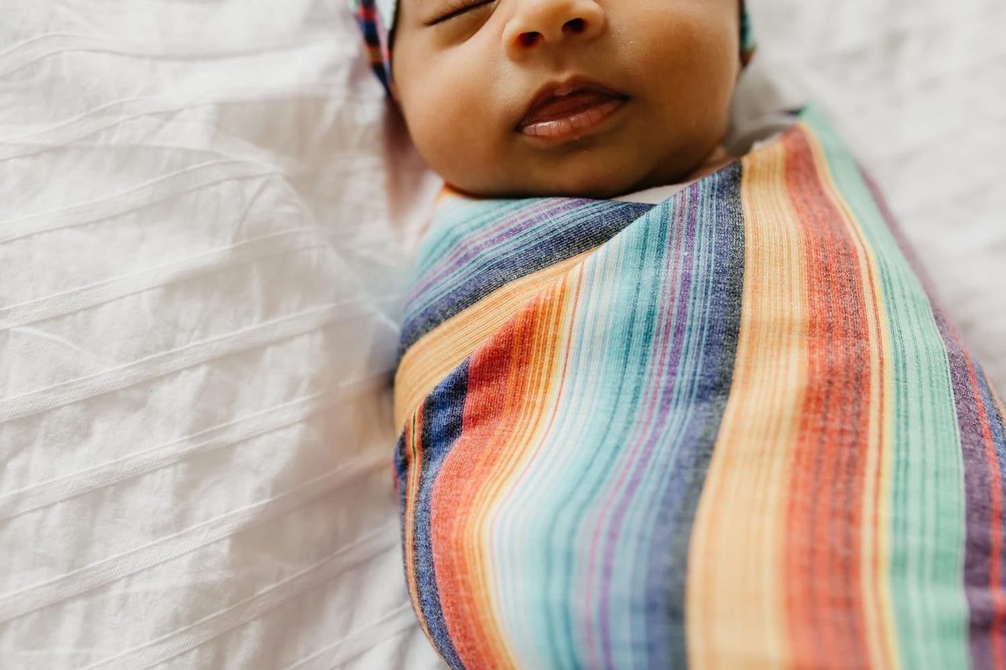 Serape Knit Swaddle Blanket