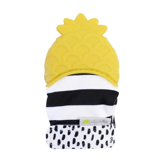 Silicone Teething Mitt Pineapple