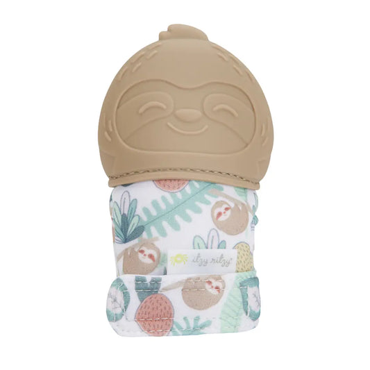 Silicone Teething Mitt Sloth