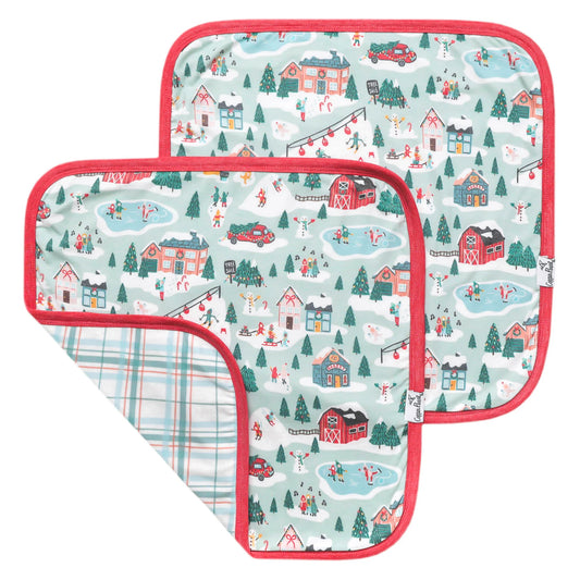 Snowy Slopes Security Blanket Set (2-Pack)