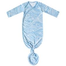 Surf Newborn Knotted Gown