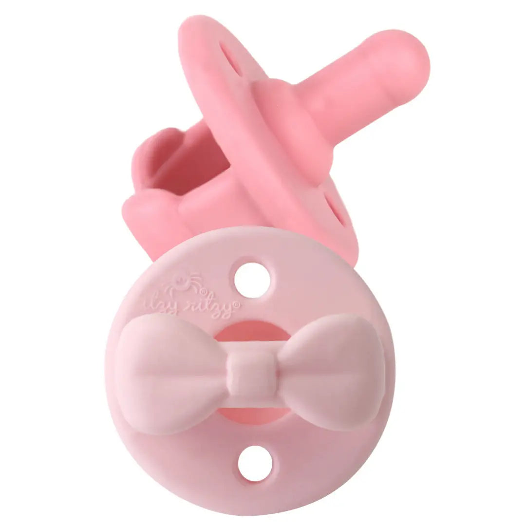 Sweetie Soother Pacifier Sets (2-pack) Pink Bows