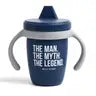 The Man... Sippy Cup-Navy Blue