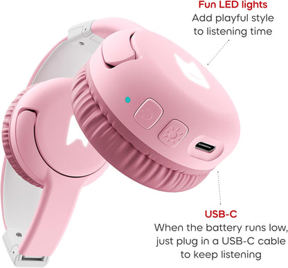 Tonies Bluetooth Headphones for Toniebox 2 - Cloud Pink