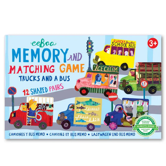 Trucks And A Bus Matching Game