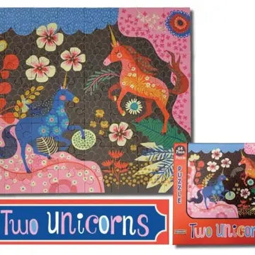 Two Unicorns Puzzle {64 Pieces}