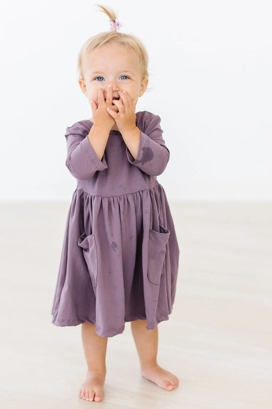 Vintage Violet Twirl Dress