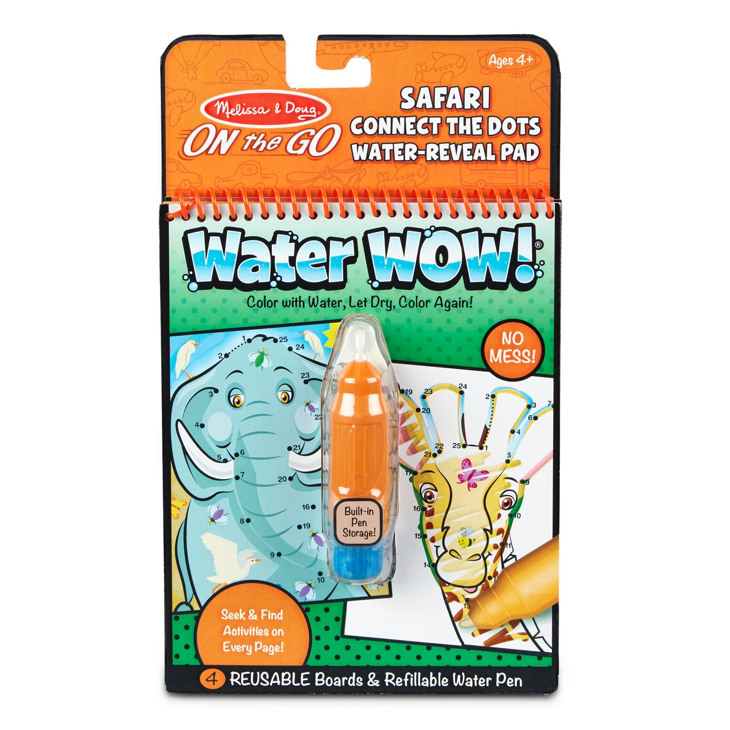 Water Wow! Connect the Dots Safari - On the Go Travel Activity