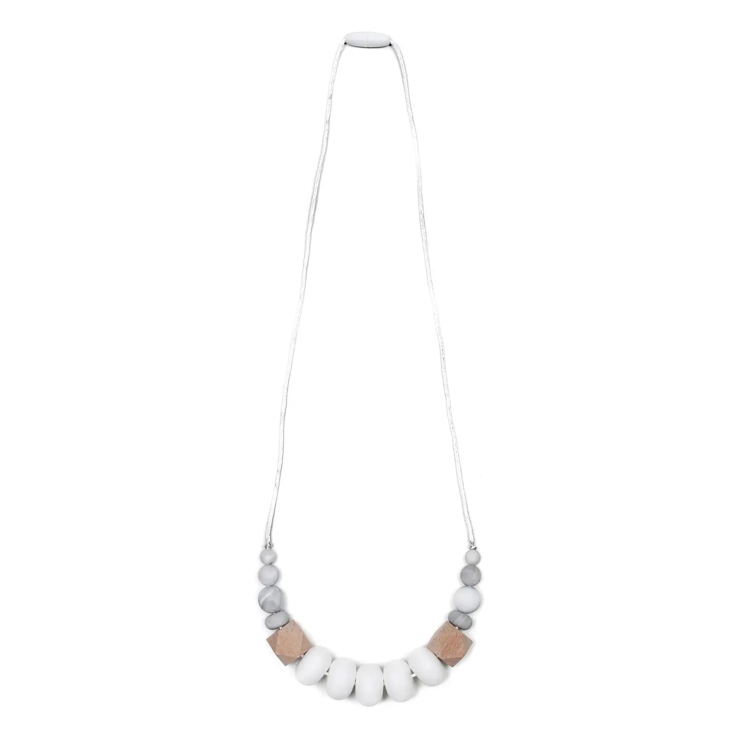 White Harper Teething Necklace