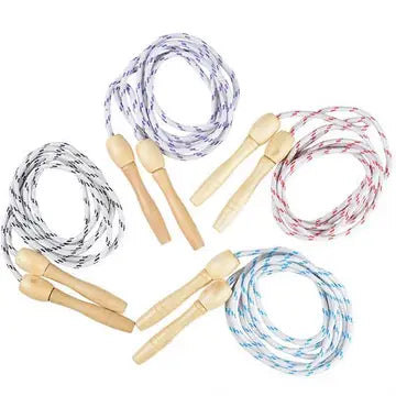 Wooden Handle Jump Rope-Vari color : 7 ft