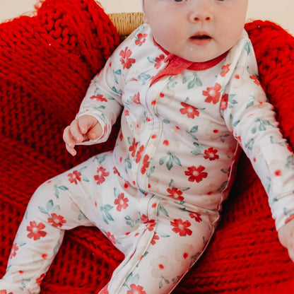 Noel  Zip-Up Footie Pajama