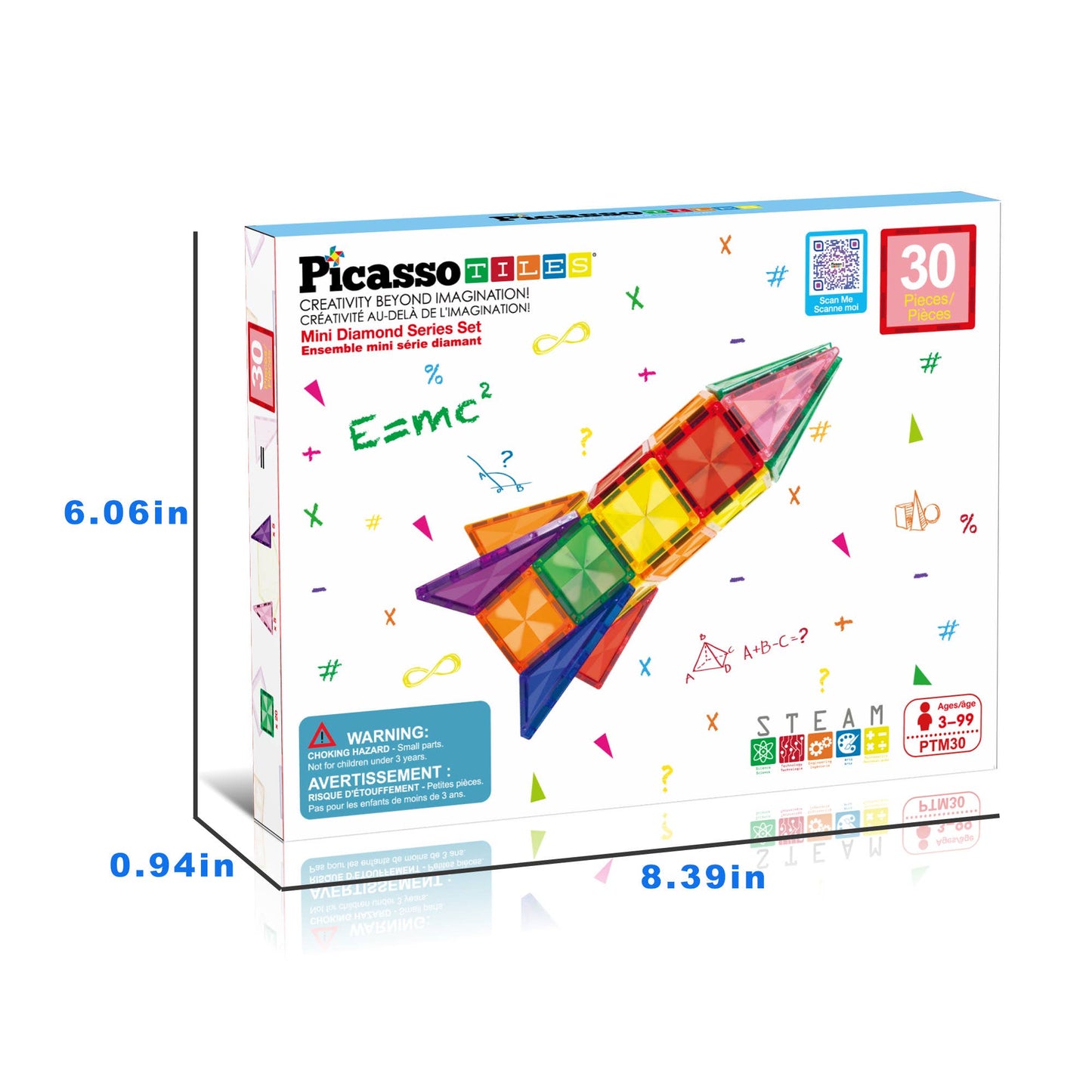 Mini Diamond 30pc Rocket Set