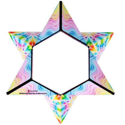 Shashibo Tie Dye Twist Magnetic Puzzle Cube STEAM MESH - NEW