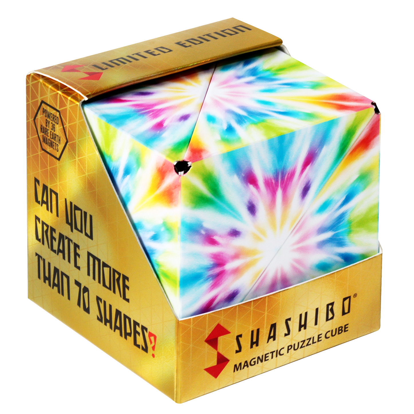 Shashibo Tie Dye Twist Magnetic Puzzle Cube STEAM MESH - NEW