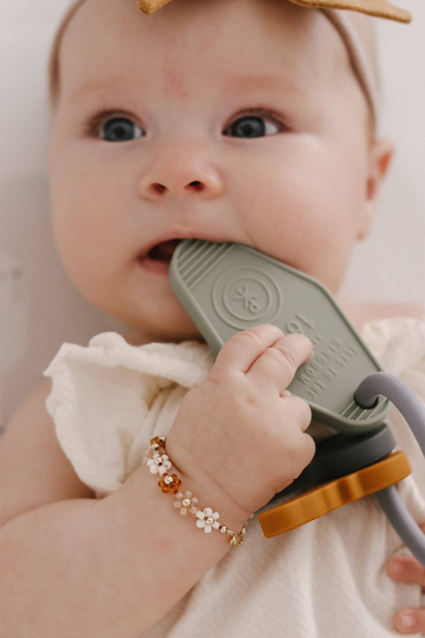 Keys to the Kingdom Silicone Teether | Catholic Baby Gift