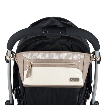 Vanilla Latte Travel Stroller + Wagon Caddy