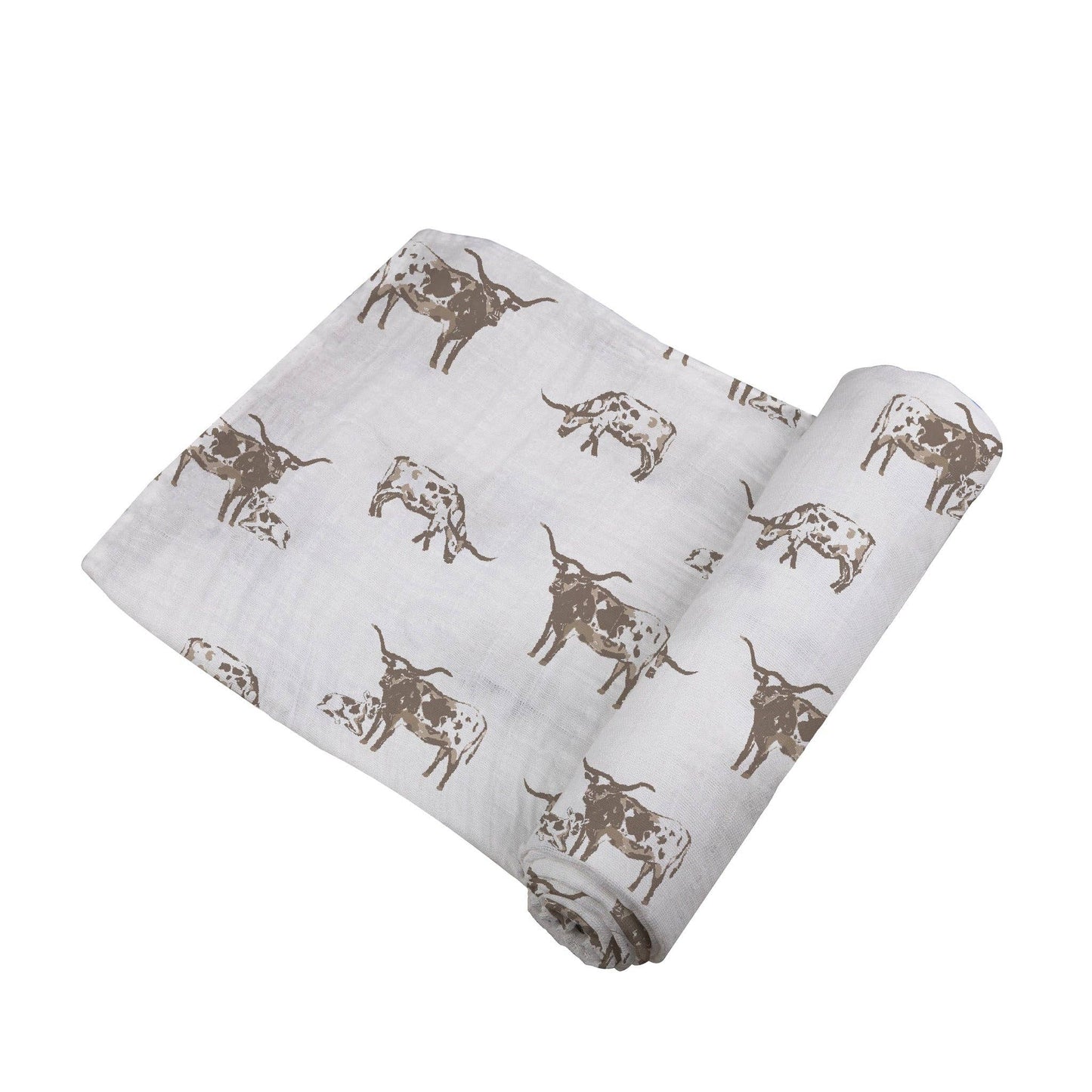 Texas Longhorn Bamboo Swaddle