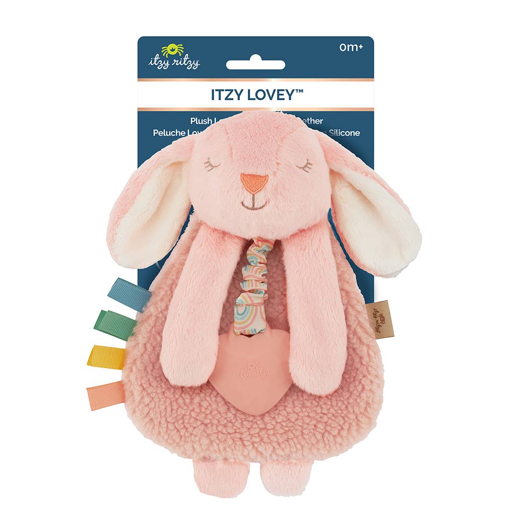 Itzy Lovey Plush And Teether Toy - Ana the Bunny