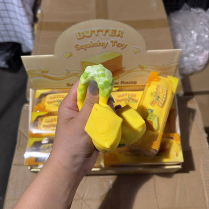 Crackling Crunchy Yellow Butter Squishy - A213