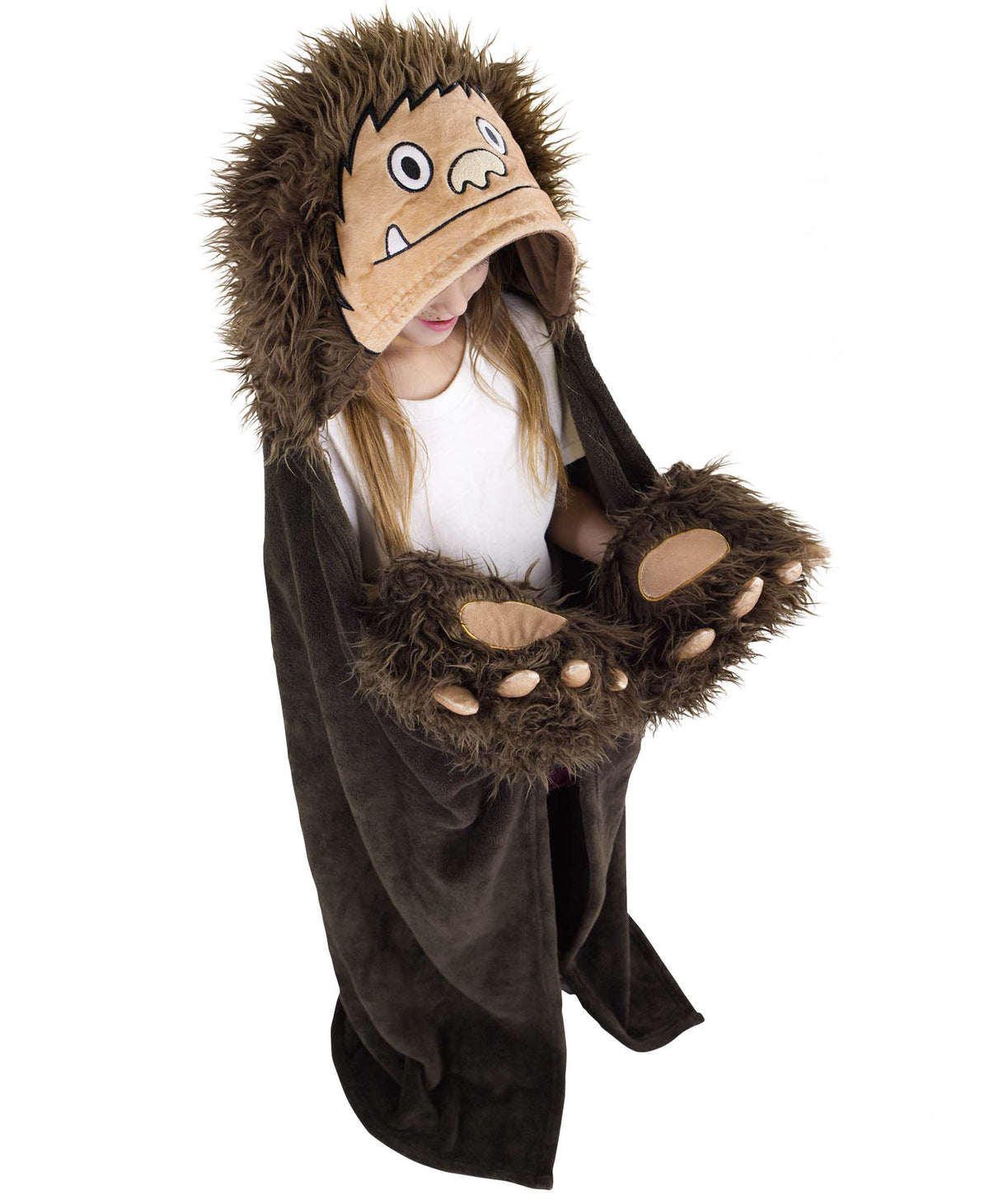 Wearable Hooded Fleece Blankets For Kids - Bigfoot