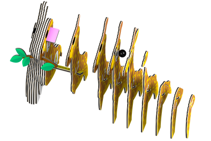 EUGY Giraffe 3D Puzzle
